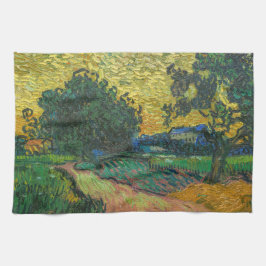 Vincent van Gogh - Landskap i Twilight Kökshandduk
