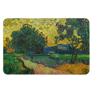 Vincent van Gogh - Landskap i Twilight Magnet