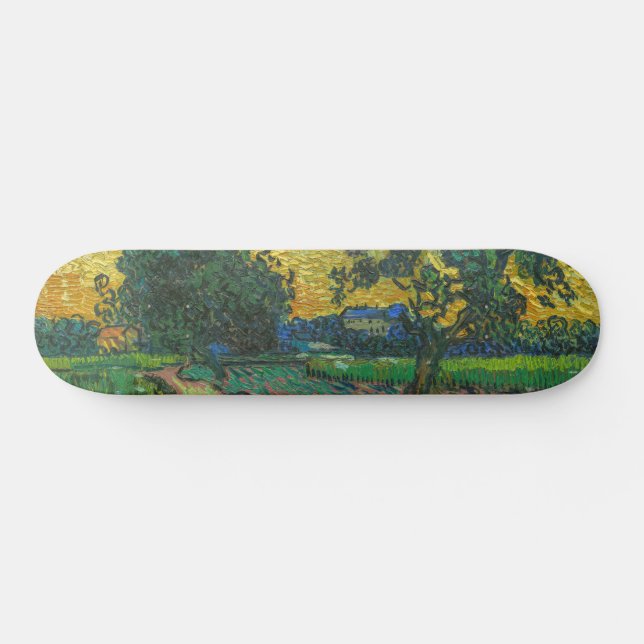 Vincent van Gogh - Landskap i Twilight Mini Skateboard Bräda 18,5 Cm (Horz)