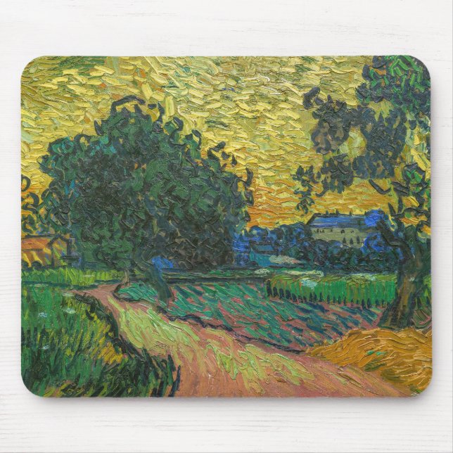 Vincent van Gogh - Landskap i Twilight Musmatta (Framsidan)