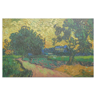 Vincent van Gogh - Landskap i Twilight Tyg