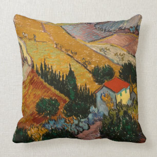 Vincent Van Gogh landskap med huset & Kudde