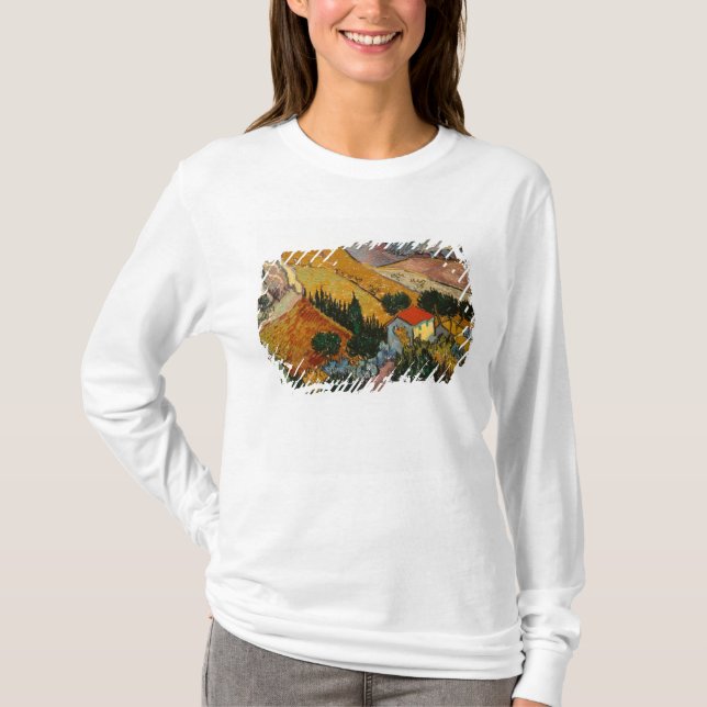 Vincent Van Gogh | landskap med huset & T-shirt (Framsida)