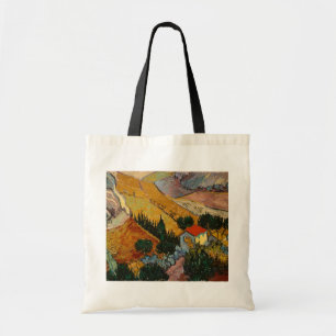 Vincent Van Gogh landskap med huset & Tygkasse