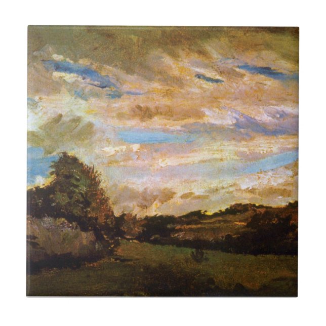 Vincent Van Gogh - Landskap med sanddyner Konstver Kakelplatta (Framsidan)