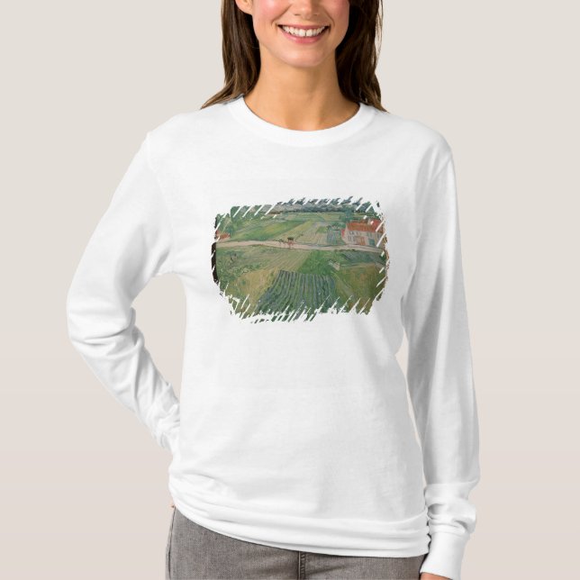 Vincent Van Gogh | landskap på Auvers Tee Shirt (Framsida)