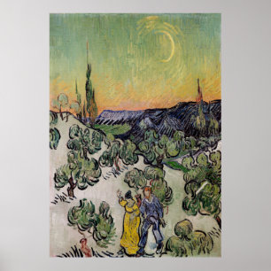 Vincent van Gogh - Landskap Poster