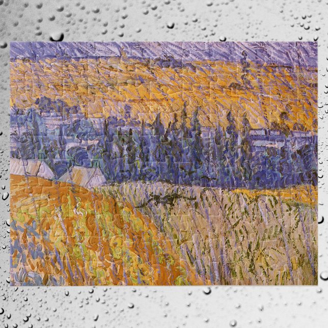 Vincent van Gogh - Landskap vid Auvers i Rain Pussel (Skapare uppladdad)