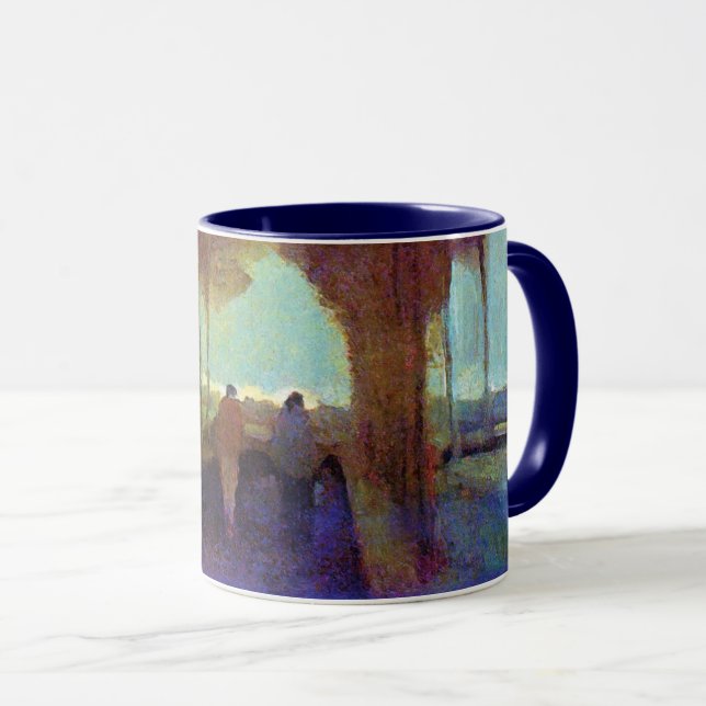 Vincent Van Gogh - Landsväg med två figurer Mugg (Framsida höger)