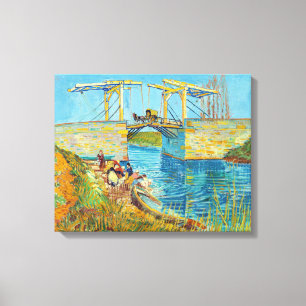 Vincent van Gogh - Langlois Bridge vid Arles #1 Canvastryck