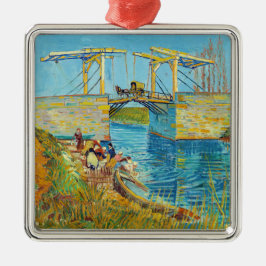 Vincent van Gogh - Langlois Bridge vid Arles #1 Julgransprydnad Metall