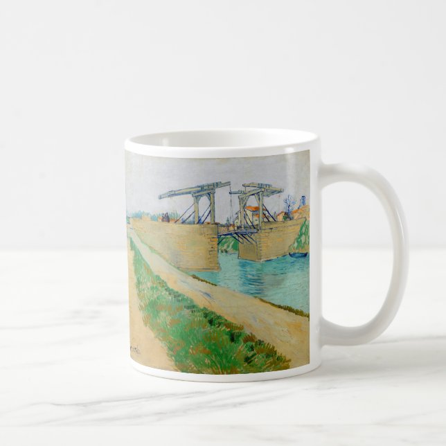Vincent van Gogh - Langlois Bridge vid Arles #2 Kaffemugg (Höger)