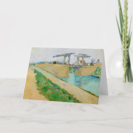 Vincent van Gogh - Langlois Bridge vid Arles #2 Kort