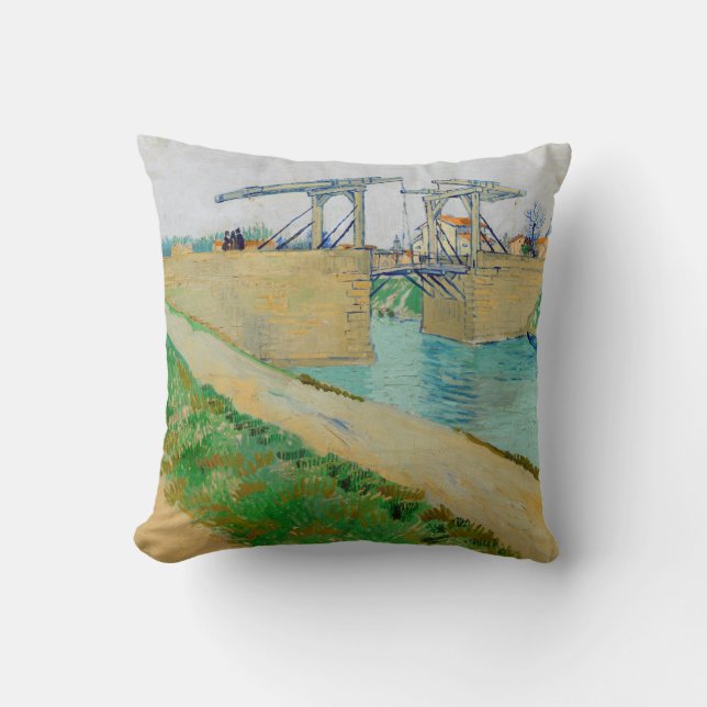 Vincent van Gogh - Langlois Bridge vid Arles #2 Kudde (Framsida)