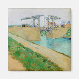 Vincent van Gogh - Langlois Bridge vid Arles #2 Magnet