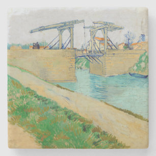 Vincent van Gogh - Langlois Bridge vid Arles #2 Stenunderlägg