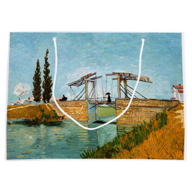 Vincent van Gogh - Langlois Bridge vid Arles #3 (Framsidan)