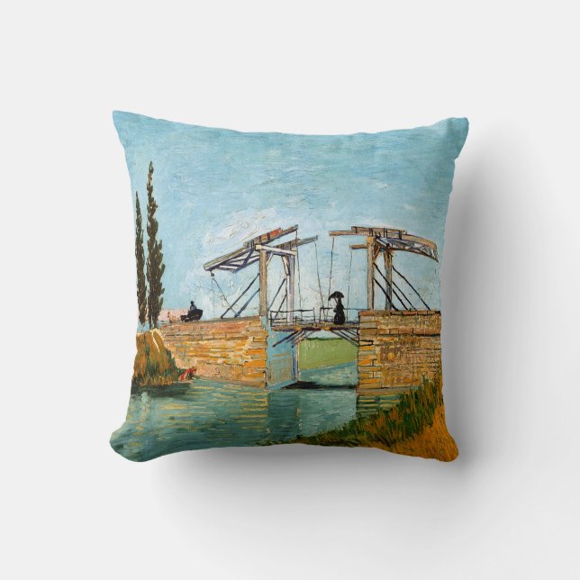 Vincent van Gogh - Langlois Bridge vid Arles #3 Kudde (Framsida)