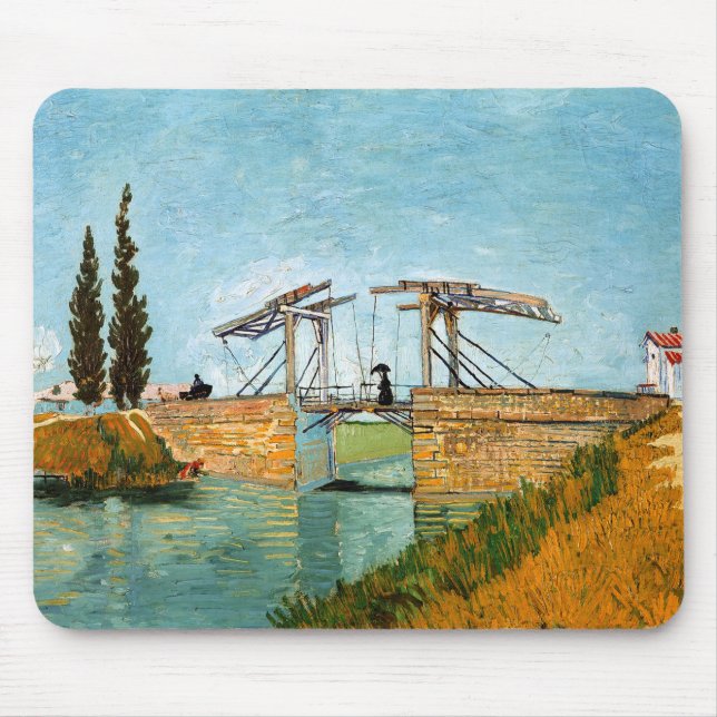 Vincent van Gogh - Langlois Bridge vid Arles #3 Musmatta (Framsidan)