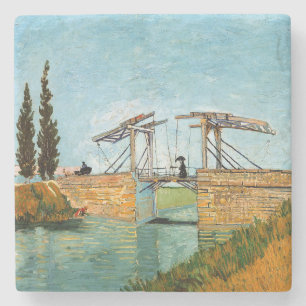 Vincent van Gogh - Langlois Bridge vid Arles #3 Stenunderlägg
