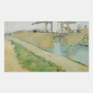 Vincent van Gogh - Langlois-bron Rektangulärt Klistermärke