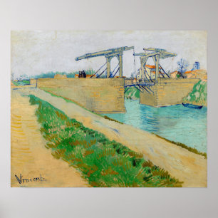 Vincent van Gogh - Langloisbron vid Arles #2 Poster