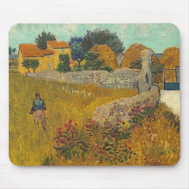 Vincent Van Gogh | lantbrukarhem i Provence, 1888 Musmatta (Framsidan)