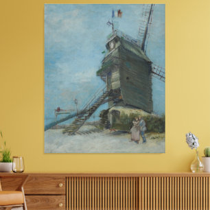 Vincent van Gogh - Le Moulin de la Galette Canvastryck