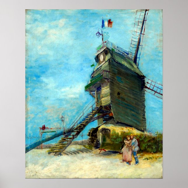 Vincent van Gogh Le Moulin de la Galette Poster (Framsidan)
