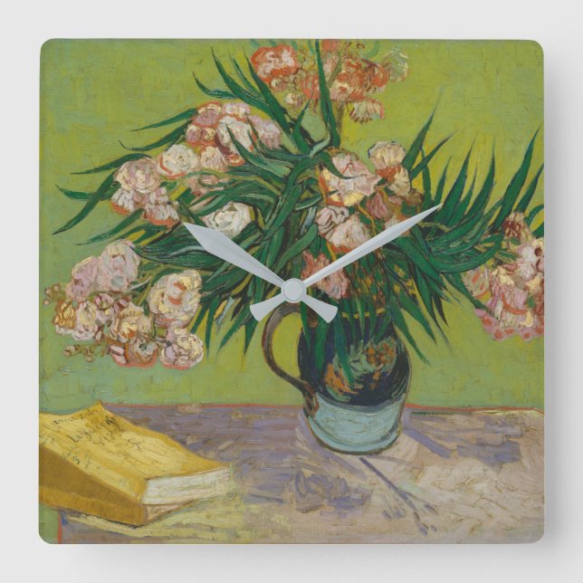 Vincent Van Gogh | Leaner Fyrkantig Klocka (Framsida)