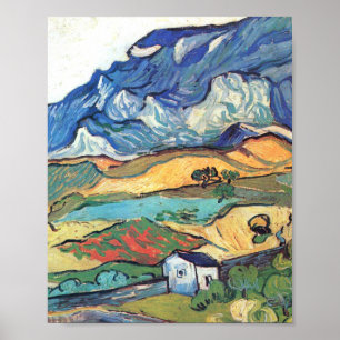 Vincent Van Gogh - Les Alpelare Mountain Landscape Poster