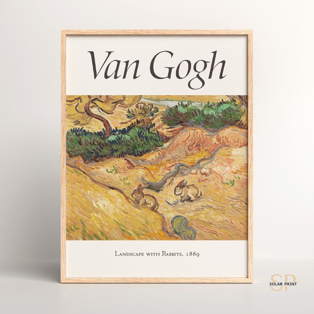 Vincent van Gogh Ligcape med kaninkonst Skriv ut Poster (Skapare uppladdad)