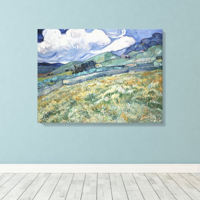 Vincent Van Gogh, liggande från Saint-Remy Canvastryck (Insitu (trägolv))