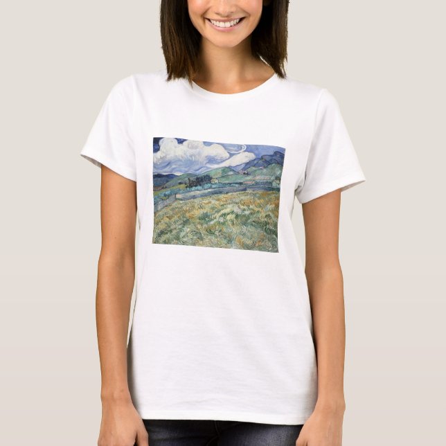 Vincent Van Gogh, liggande från Saint-Remy T Shirt (Framsida)