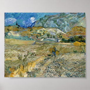 Vincent van Gogh liggande i Saint-Rémy Poster
