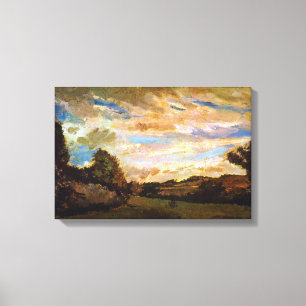 Vincent Van Gogh - Liggande med Dunes Fine Art Canvastryck