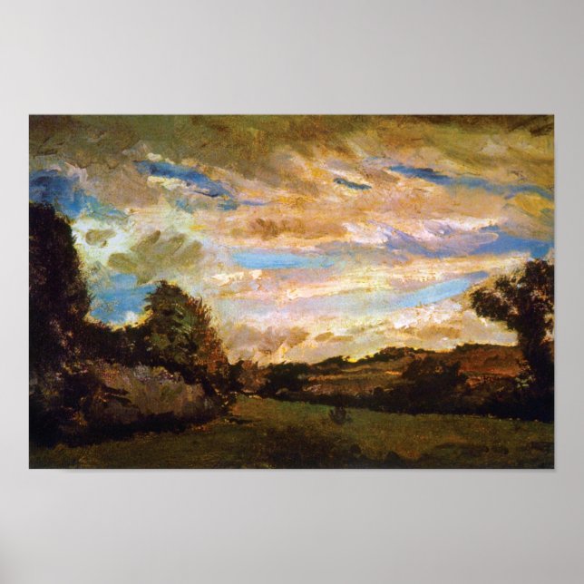 Vincent Van Gogh - Liggande med Dunes Fine Art Poster (Framsidan)