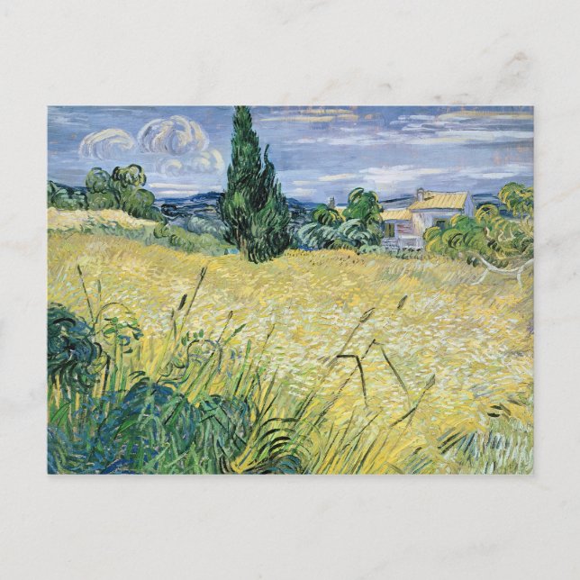 Vincent van Gogh | Liggande med Grönt Maj, 1889 Vykort (Framsida)