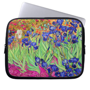 vincent van gogh lila iris laptop sleeve