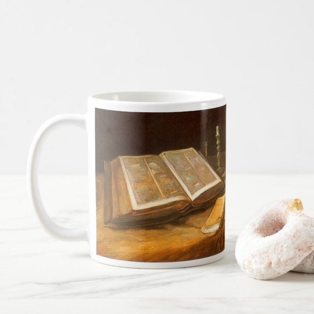 Vincent van Gogh - Liv med Bible Kaffemugg (Med munk)
