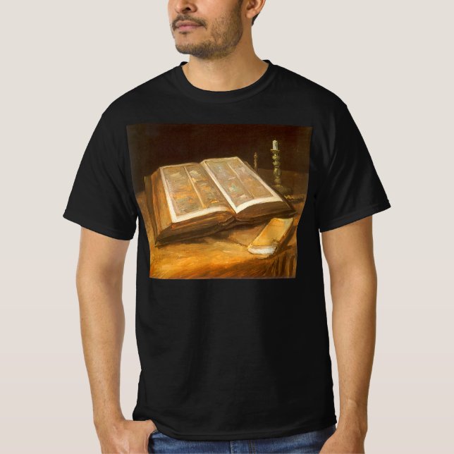 Vincent van Gogh - Liv med Bible Tee Shirt (Framsida)