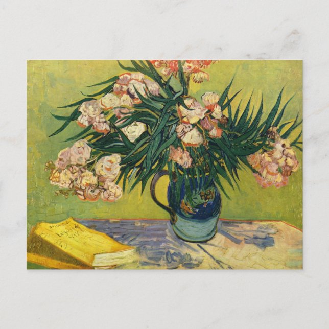 Vincent van Gogh - Liv med Oleander Vykort (Framsida)