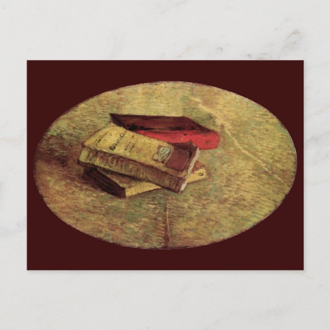 Vincent van Gogh - Liv med tre Bokar Vykort (Framsida)