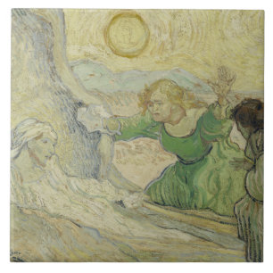 Vincent Van Gogh - lyfta av Lazarus Kakelplatta