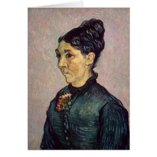 Vincent Van Gogh madam Jeanne Lafuye Trabuc Hälsningskort
