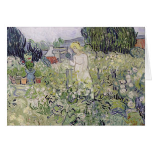 Vincent Van Gogh   Mademoiselle Gachet i trädgår Hälsningskort