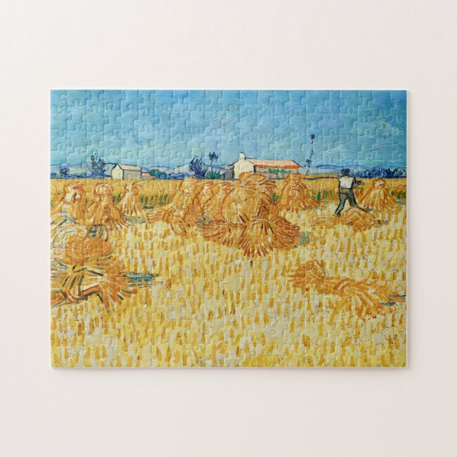 Vincent Van Gogh, Maj Harvest i Provence Pussel (Horisontell)