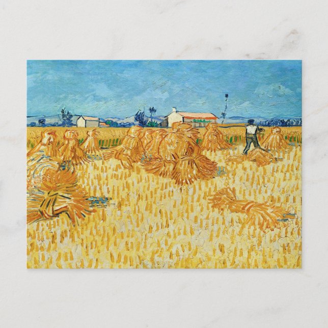 Vincent Van Gogh, Maj Harvest i Provence Vykort (Framsida)