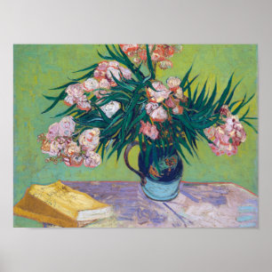 Vincent Van Gogh - Majolica Burk med Grenar Poster