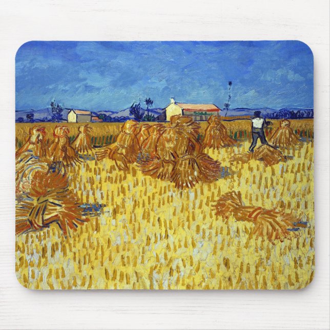 Vincent Van Gogh majskörd i Provence Musmatta (Framsidan)